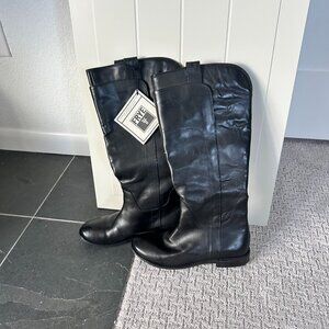 NWT Frye Boots, Black, Tall, Size 8